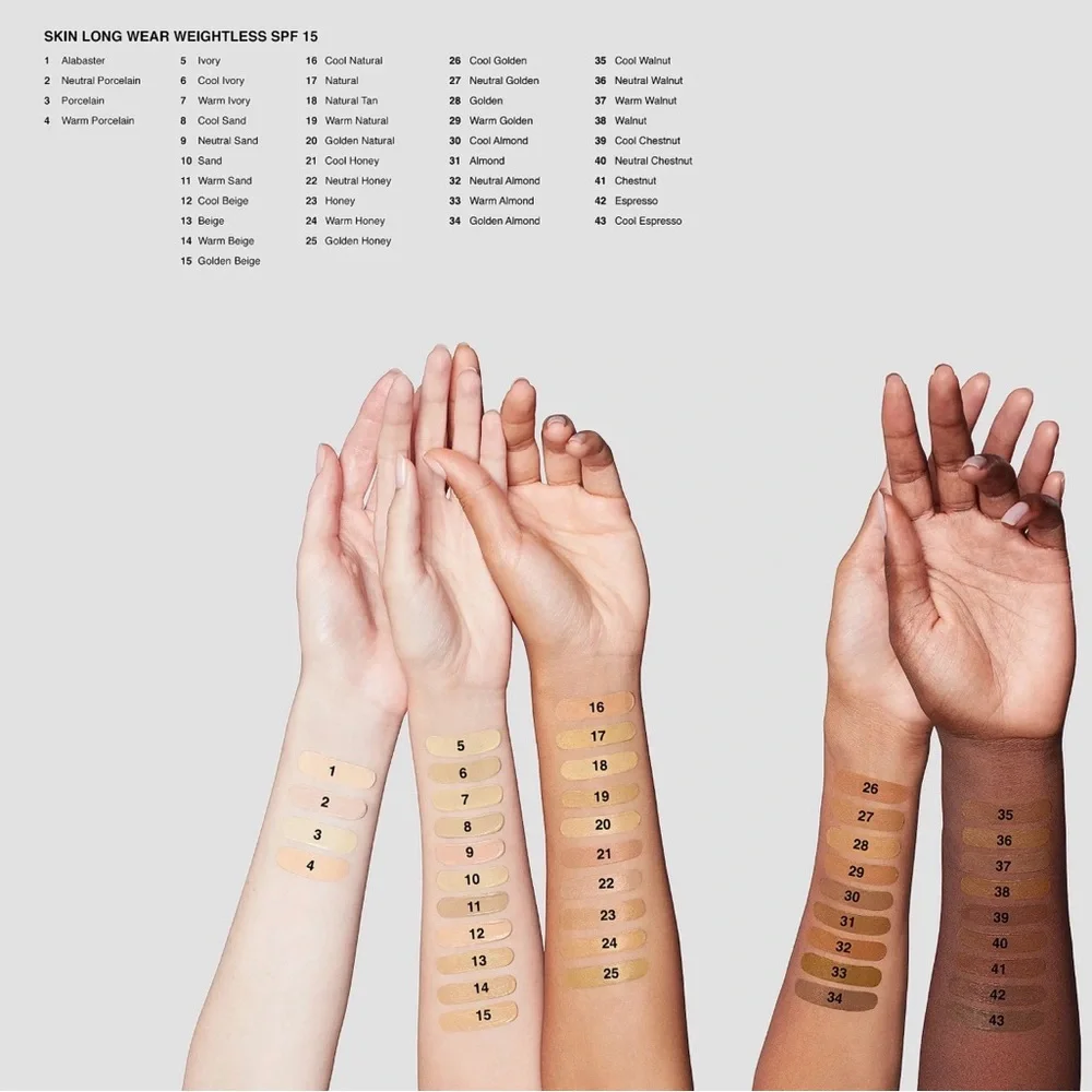 Long-Wear Weightless Foundation N-052/Natural-Full Cover Oil-Free Shine Control - Picture 4 of 5